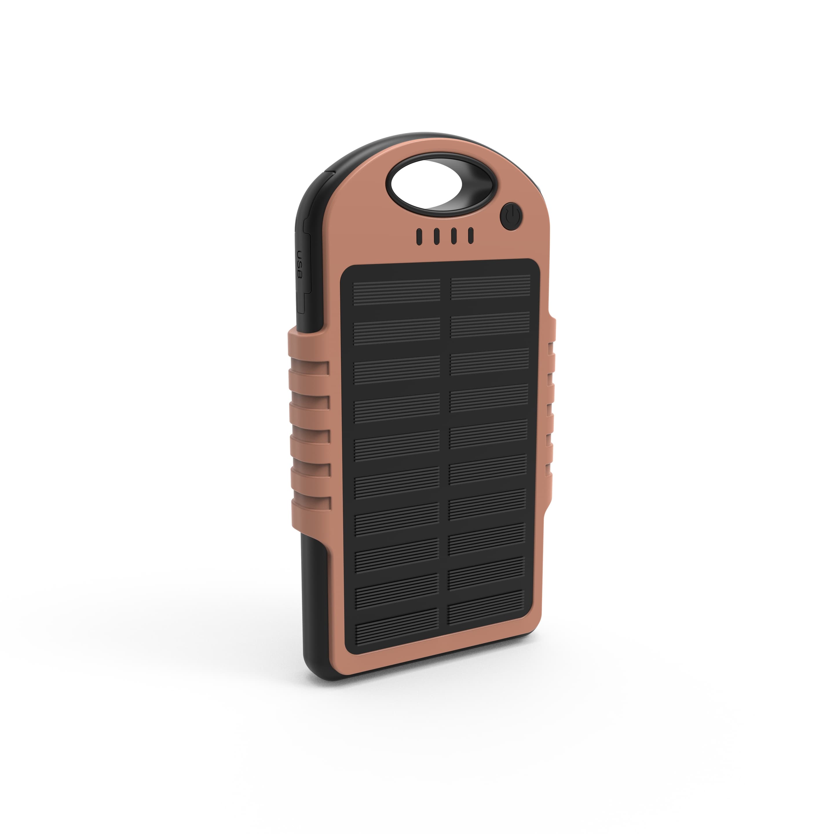 Solar-Powerbank Rosa 10000mAh