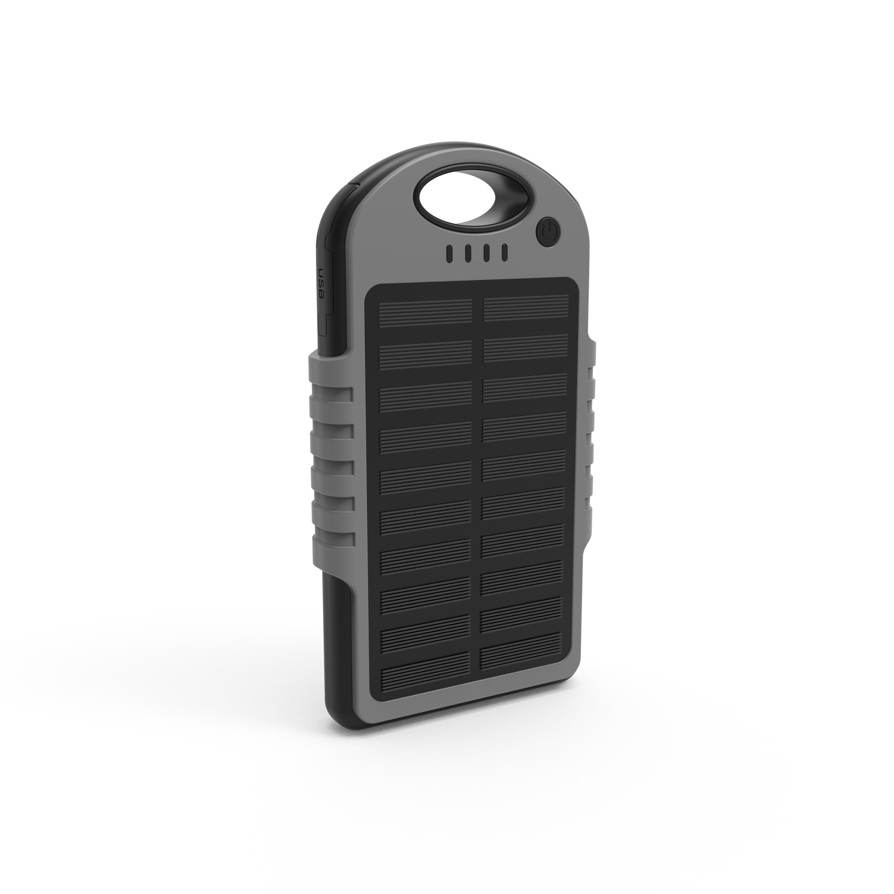 Solar-Powerbank Grau 10000mAh