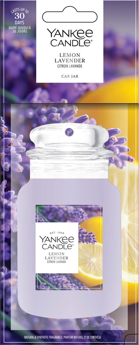 Yankee Candle Car Jar Paper Lemon Lavender