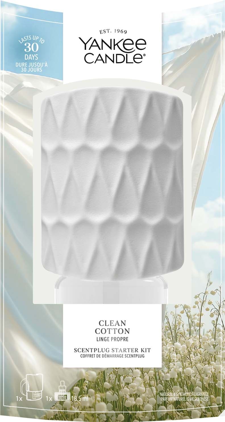 Yankee Candle Scent Plug Kit Clean Cotton