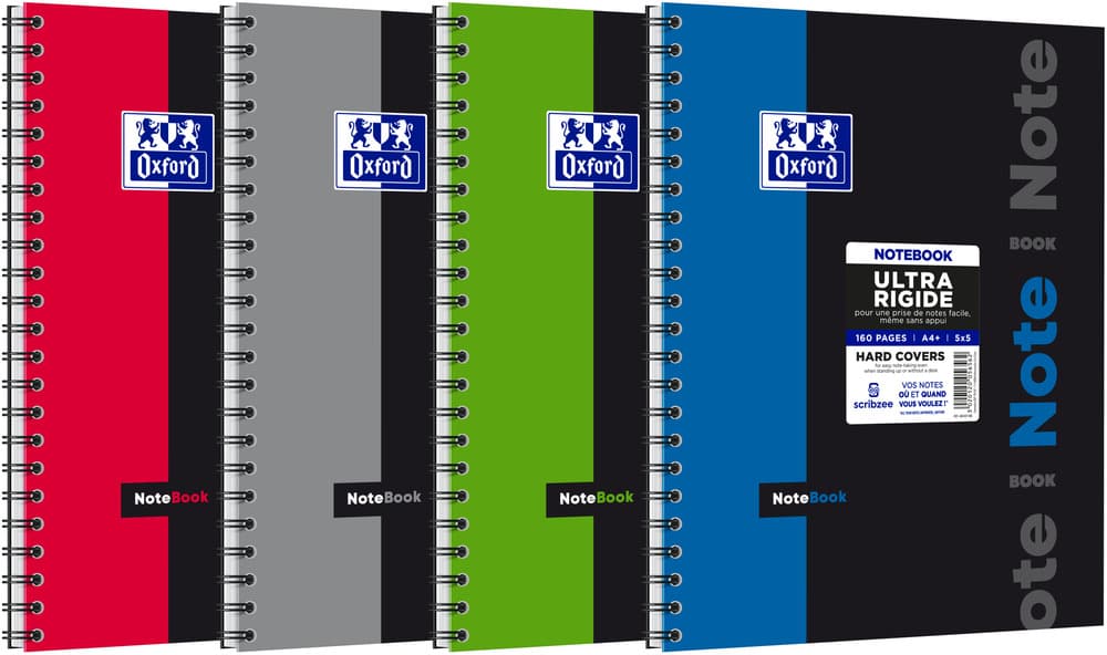 Oxford Notebook A4 80 Blatt kariert sortiert