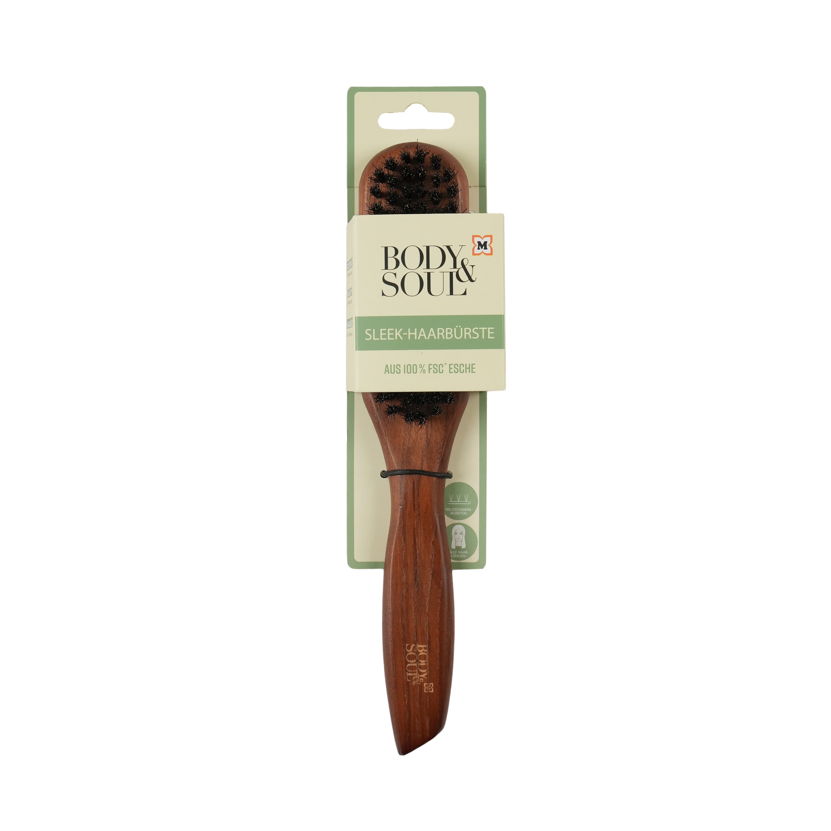 BODY&SOUL Sleek Bürste aus Eschenholz