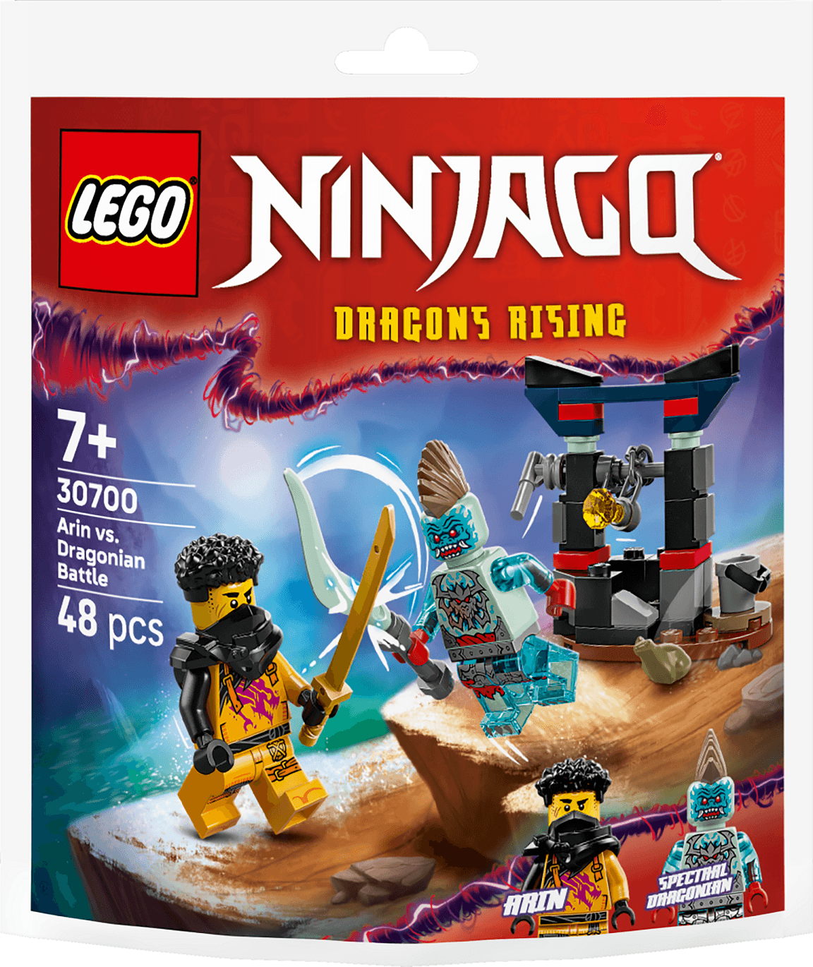 Produktbild LEGO NINJAGO 30700 Arins Duell mit dem Drachenmenschen  3 von 4