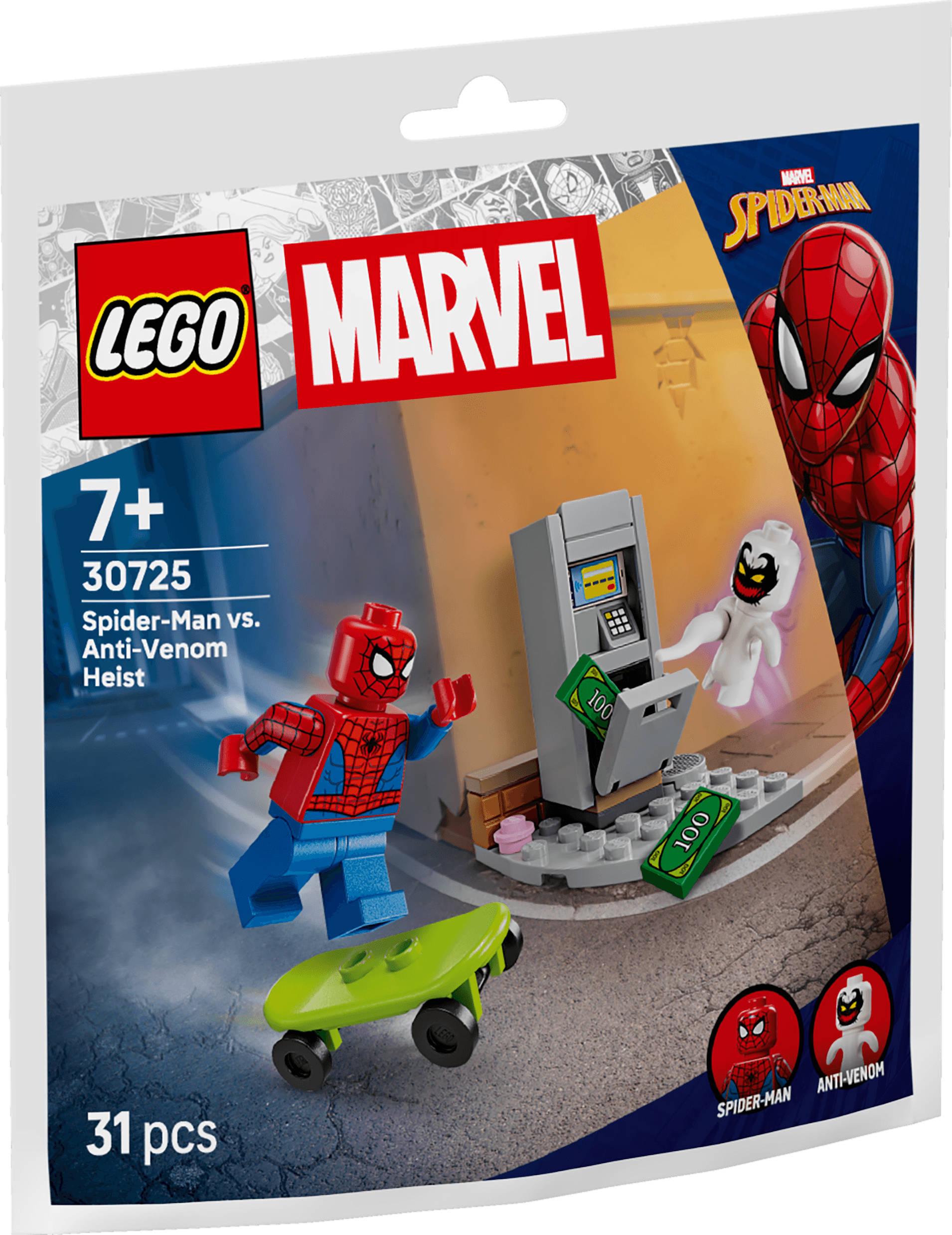 LEGO Marvel  30725 Spider-Man Stoppt Anti-Venoms Coup