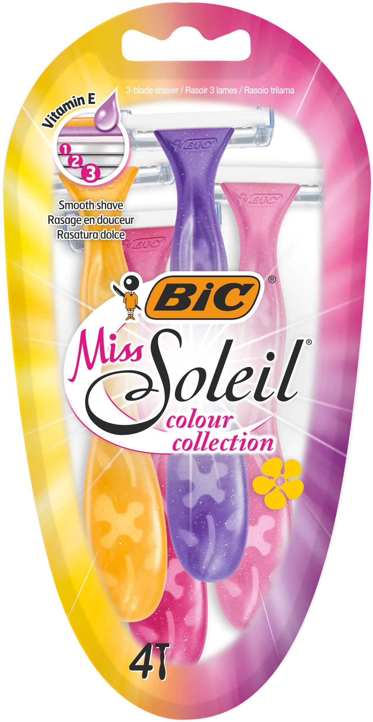 BIC Lady Einwegrasierer Miss Soleil Colour Collection