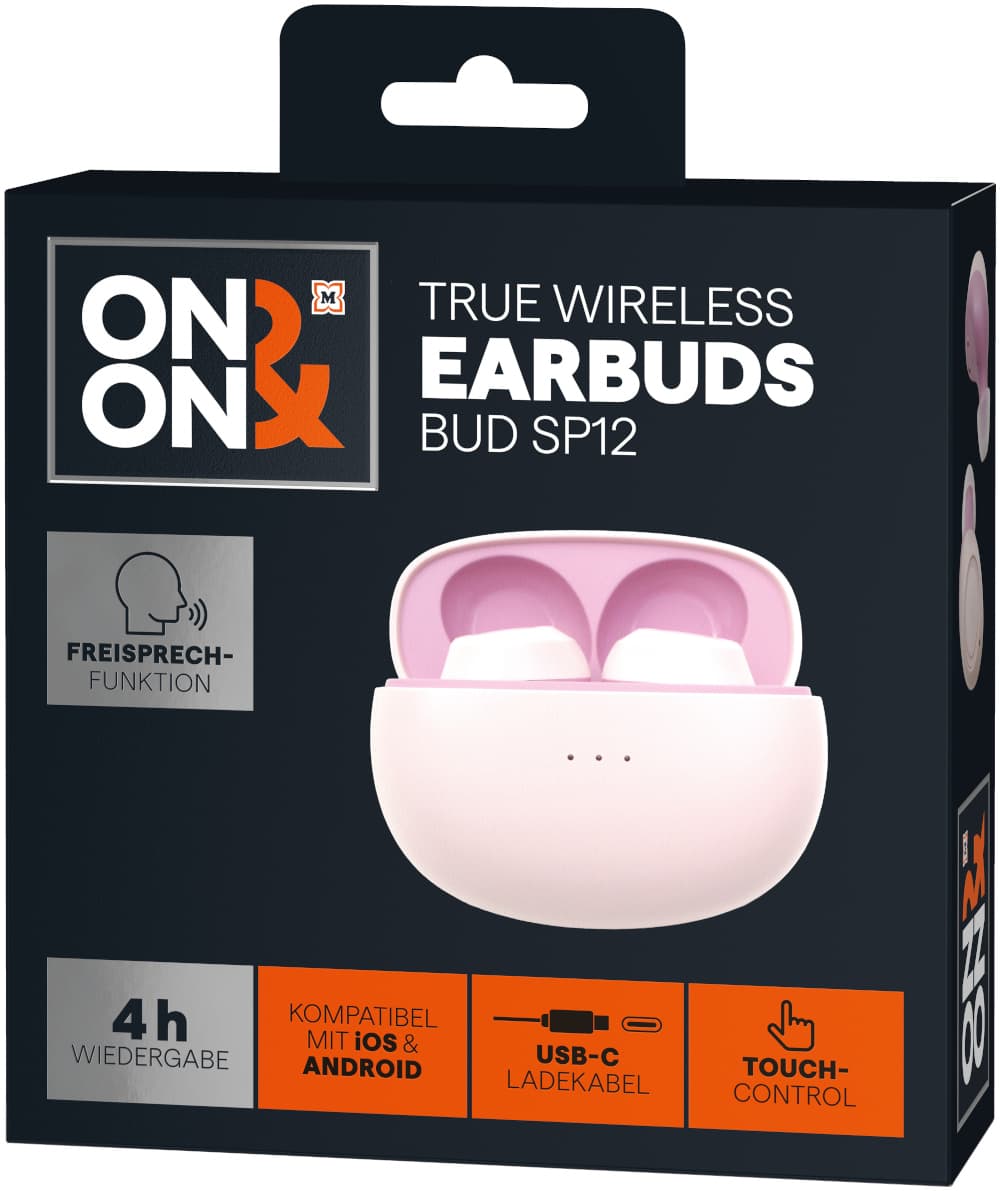 ON&ON - True Wireless Earbuds Rose