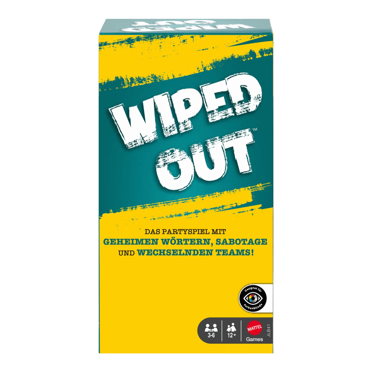 Wiped Out Partyspiel, Ratespiel für Familien, Teenager, Erwachsene mit löschbaren Hinweisen und Brille für 3 bis 6 Spieler