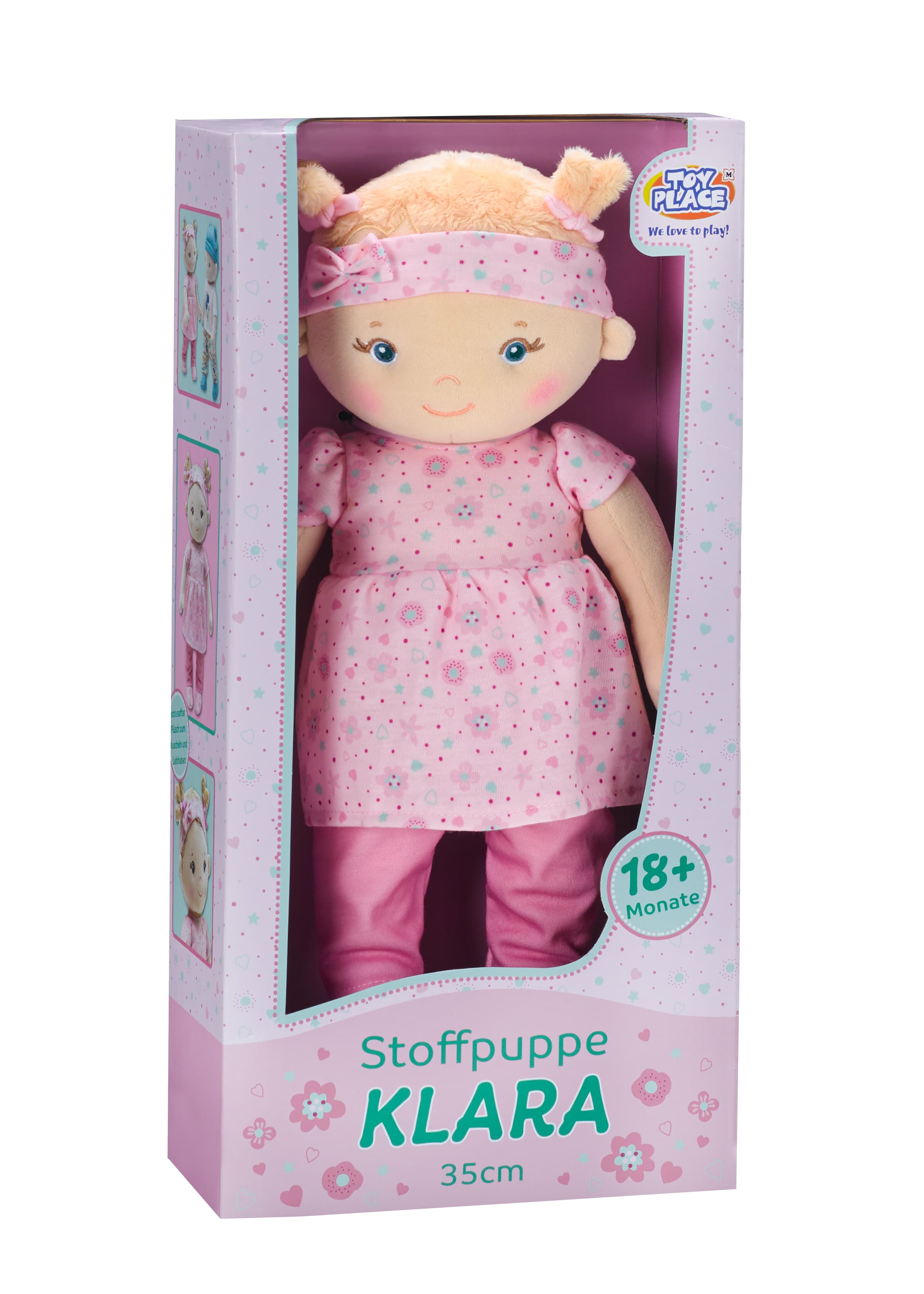 Müller - Toy Place - Stoffpuppe "Klara", 35 cm