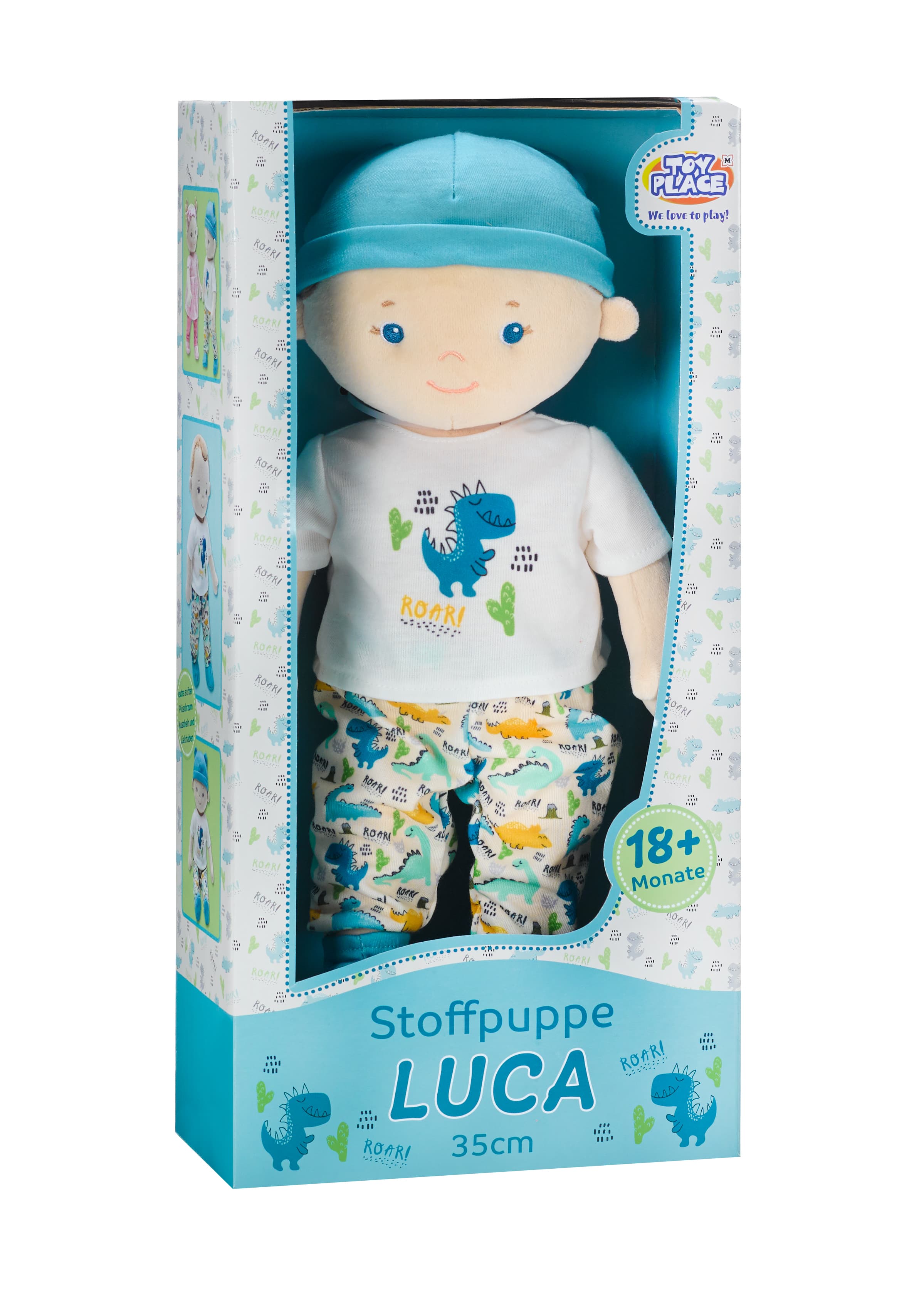 Müller - Toy Place - Stoffpuppe "Luca", 35 cm