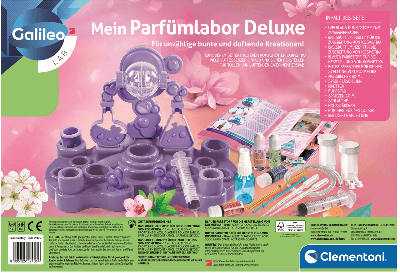 Produktbild Clementoni - Mein Parfum Labor Deluxe 2 von 4
