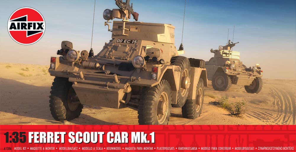 AIRFIX A1386 Ferret Scout Car Mk.1 