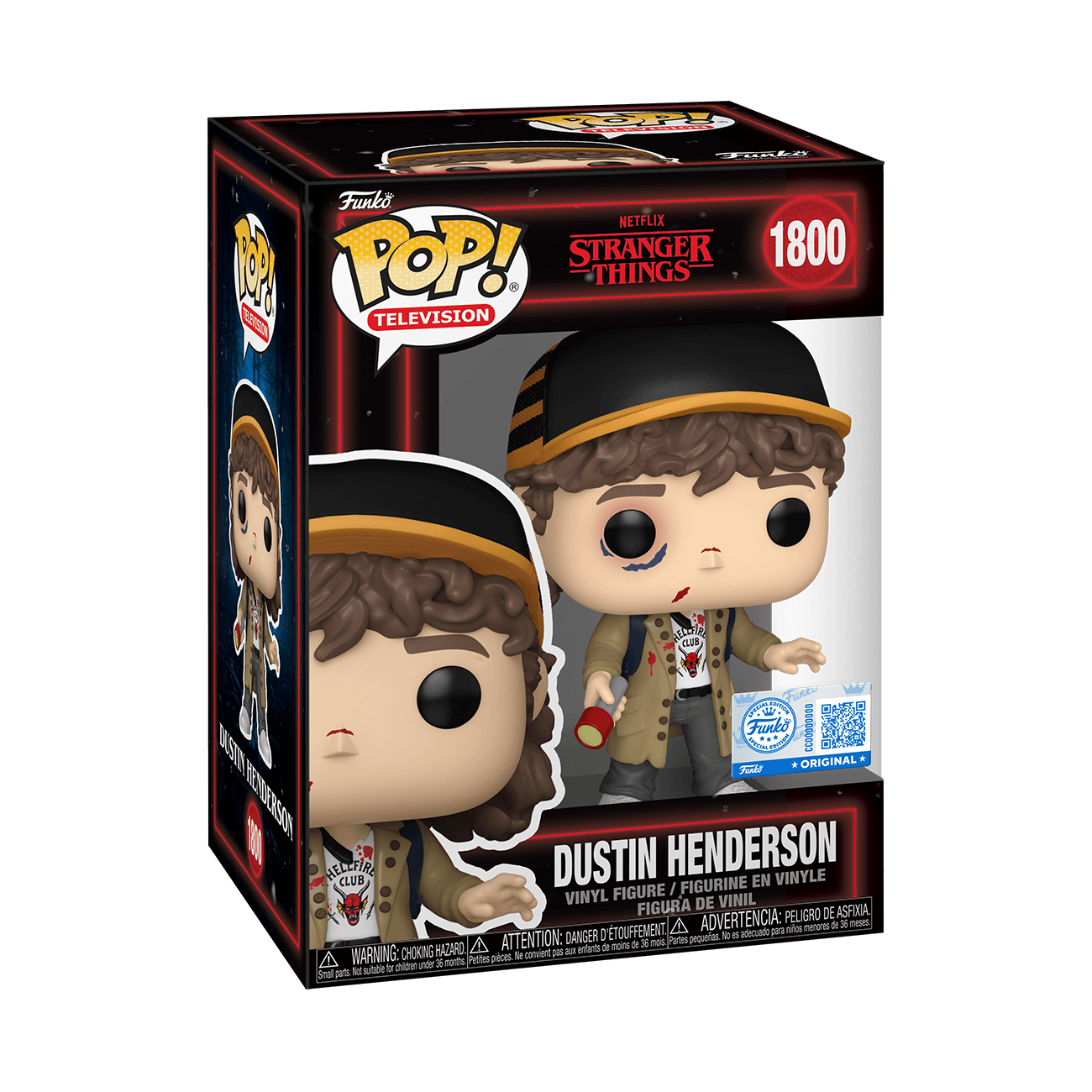 Funko - POP! - Stranger Things - Dustin Henderson Vinyl