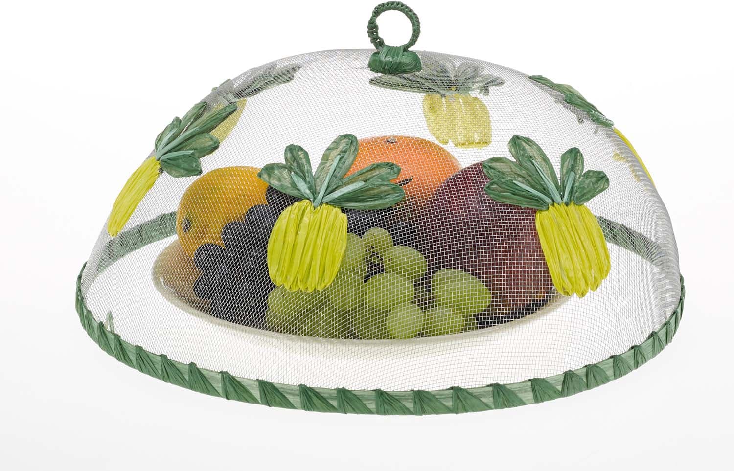 TRENDSHOP Fliegenschutzhaube 35cm Ananas