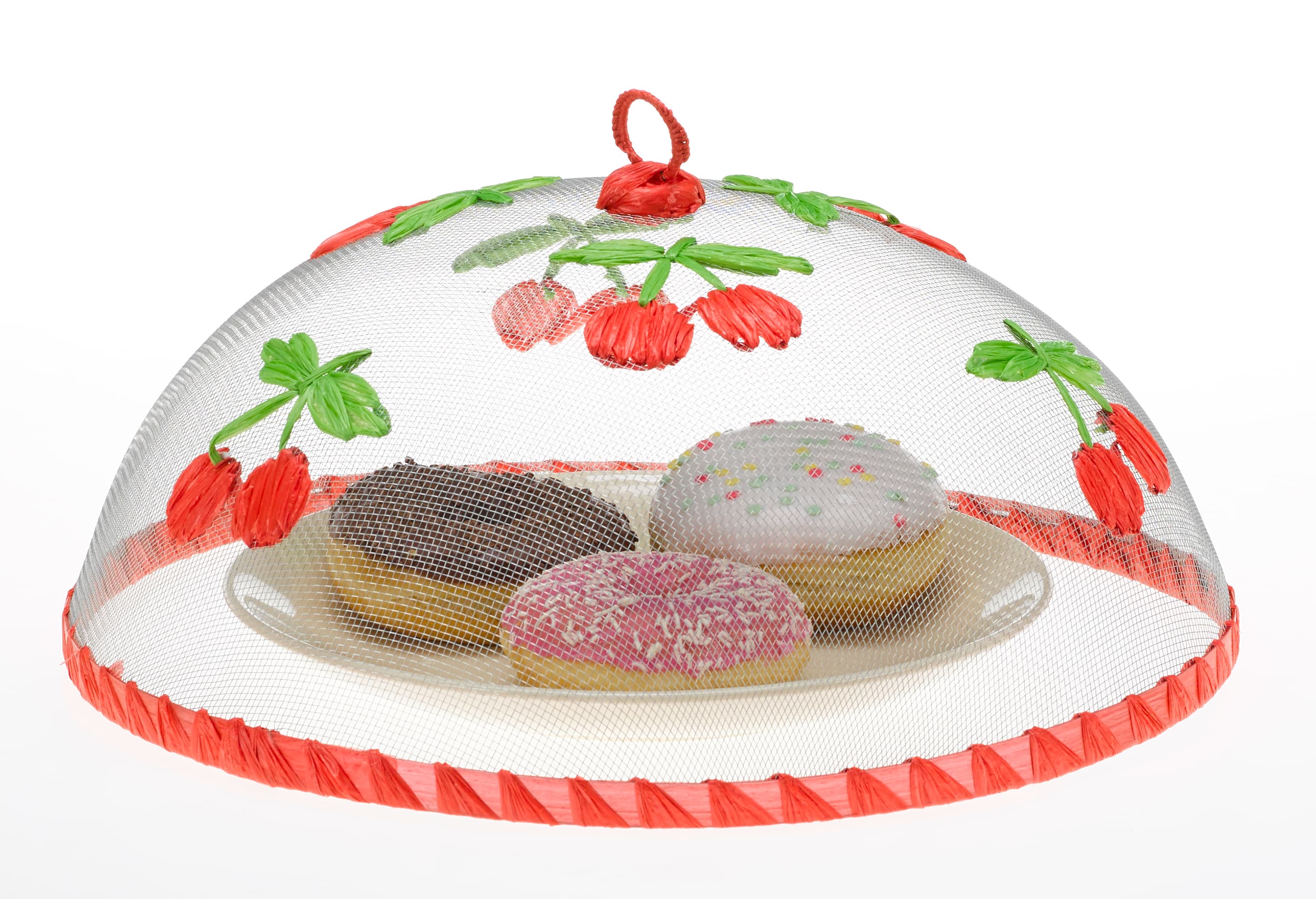 TRENDSHOP Fliegenschutzhaube 35cm Kirsche
