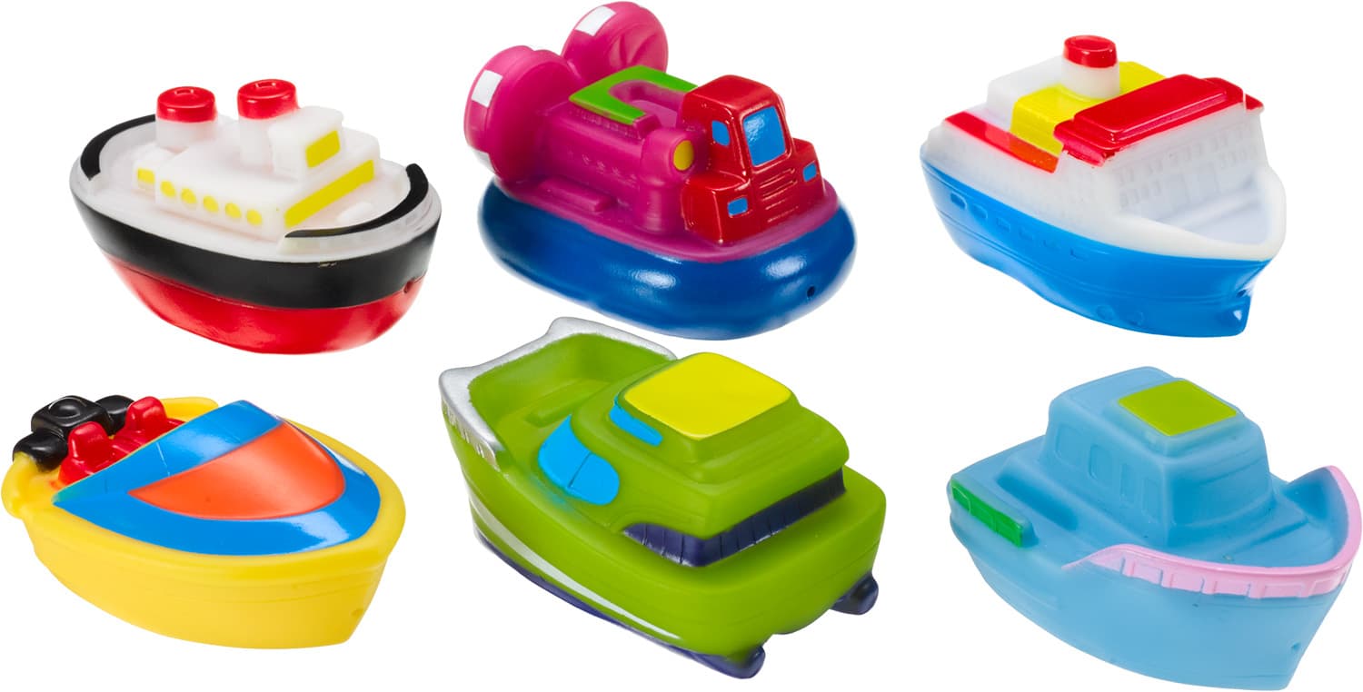 Müller - Toy Place - Badespielzeug Boote, 6-teilig