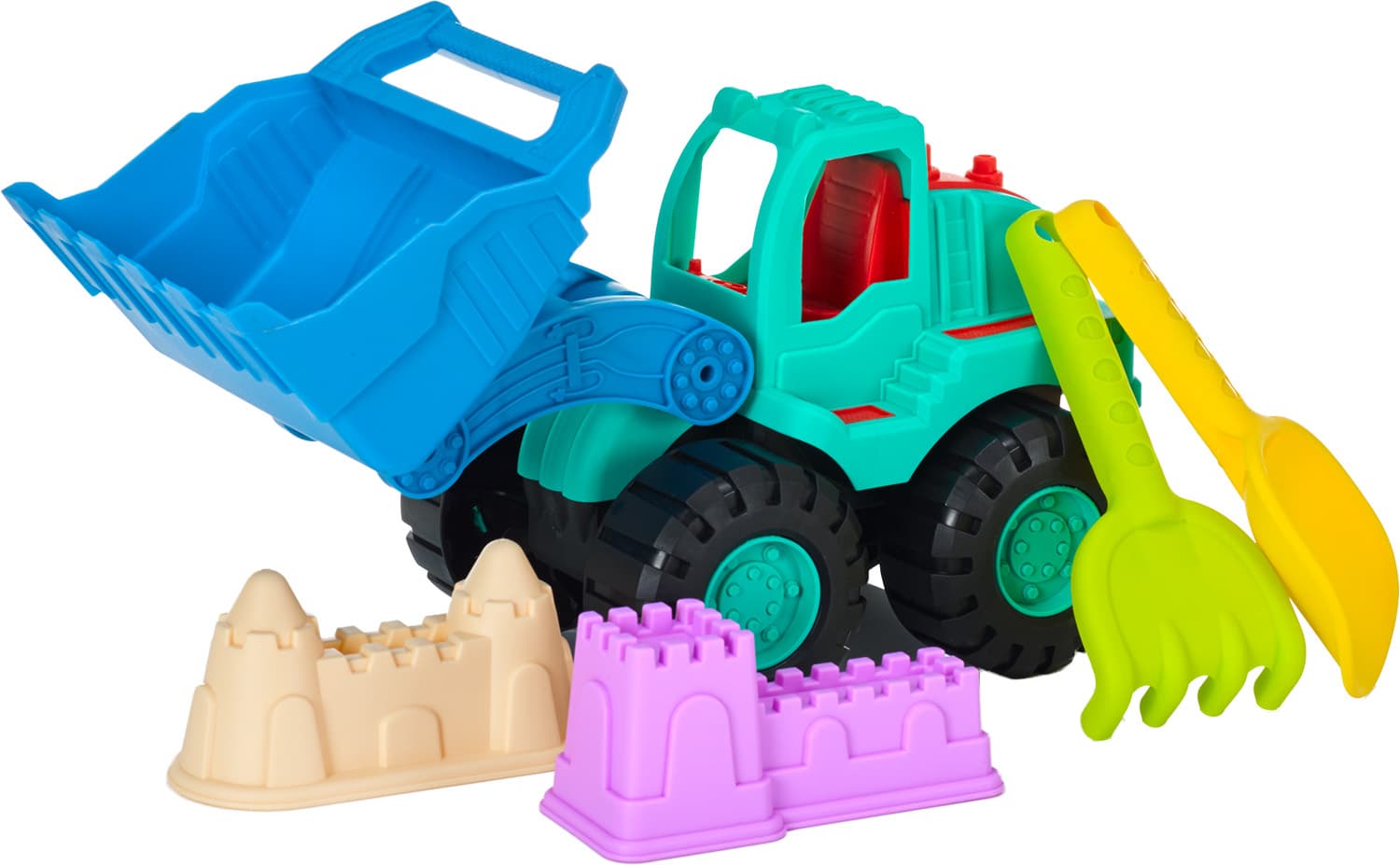 Müller - Toy Place - Sandset mit Bagger, 5-teilig