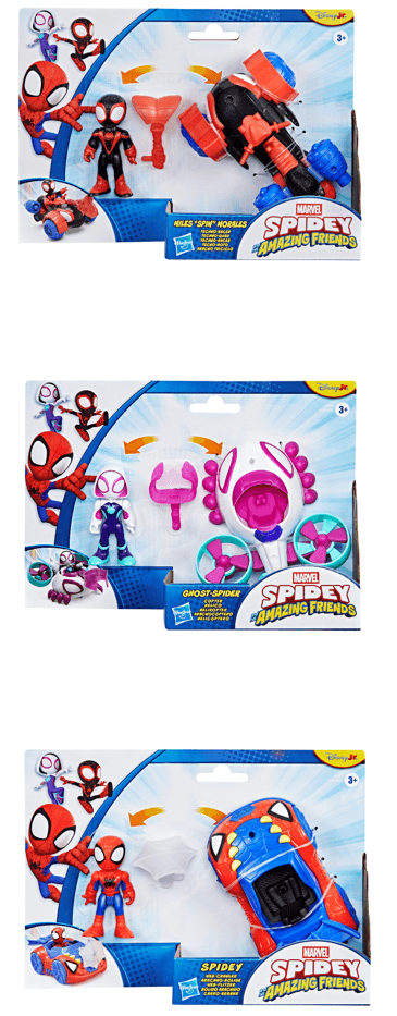 Hasbro - Marvel Spidey und seine Super-Freunde Action-Figuren (7,6 cm) & Fahrzeuge sortiert (Keine Auswahl möglich)
