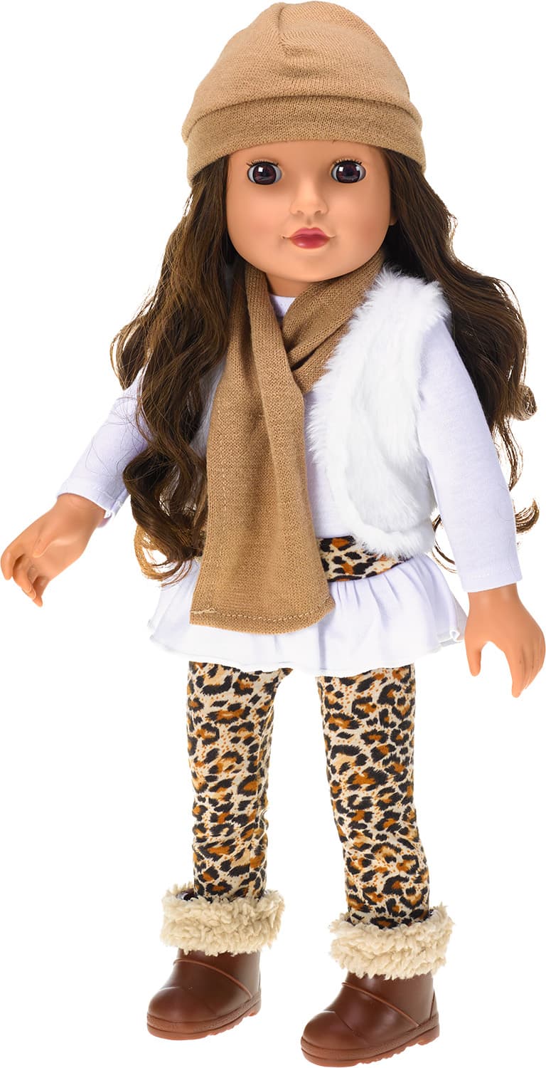 Modern Girl! Puppe Brünette Leo, 45 cm
