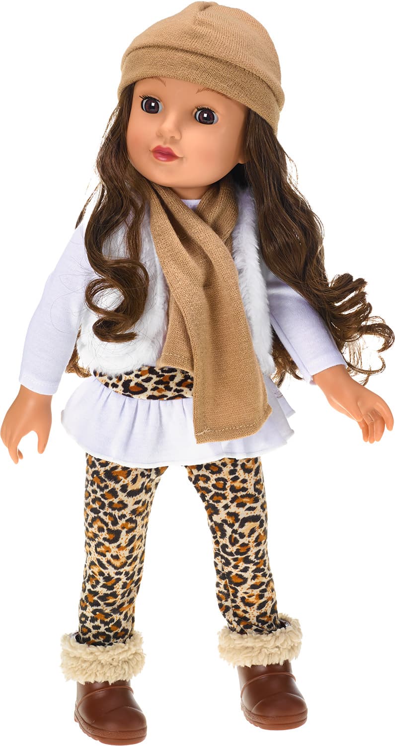 Modern Girl! Puppe Brünette Leo, 45 cm