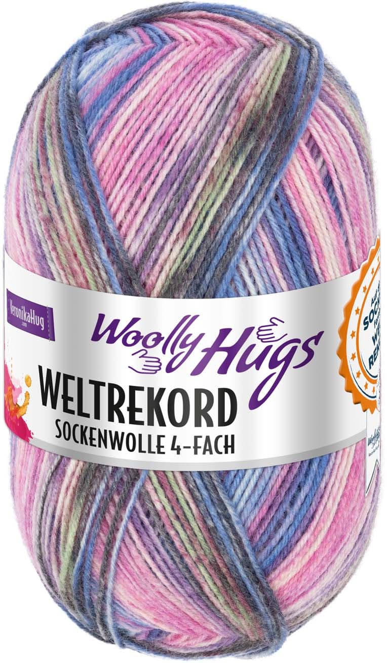 Woolly Hugs Sockenwolle Weltrekord 4-fach