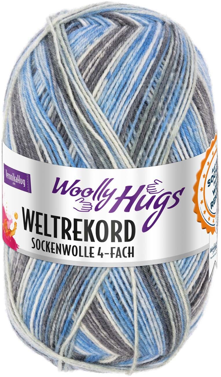 Woolly Hugs Sockenwolle Weltrekord 4-fach