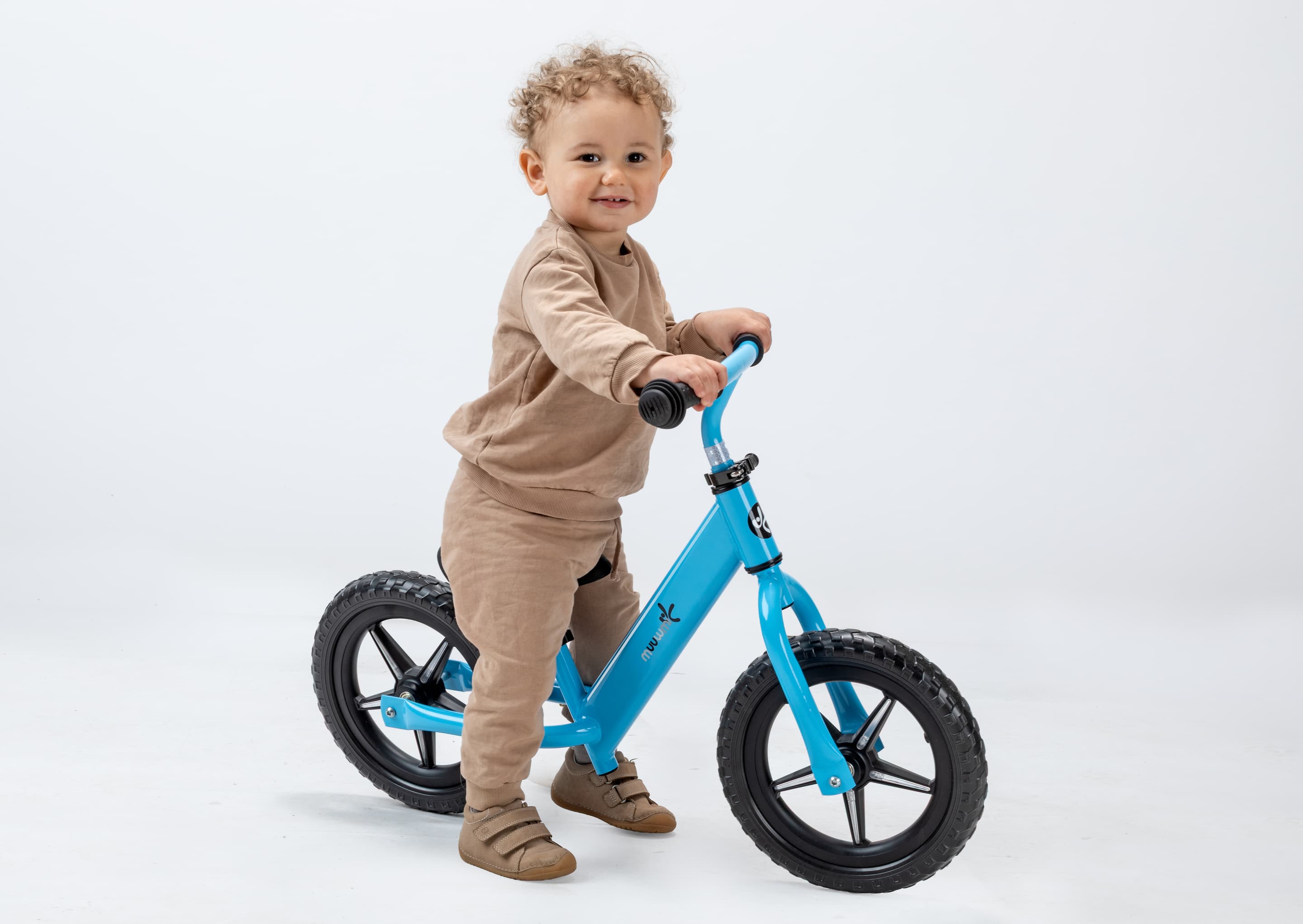 muuwmi Laufrad mit LED blau