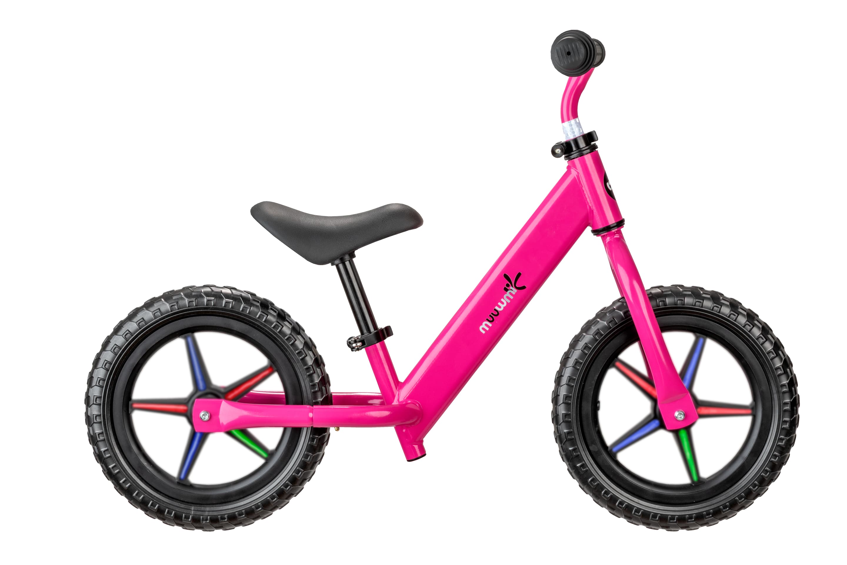 muuwmi Laufrad mit LED pink