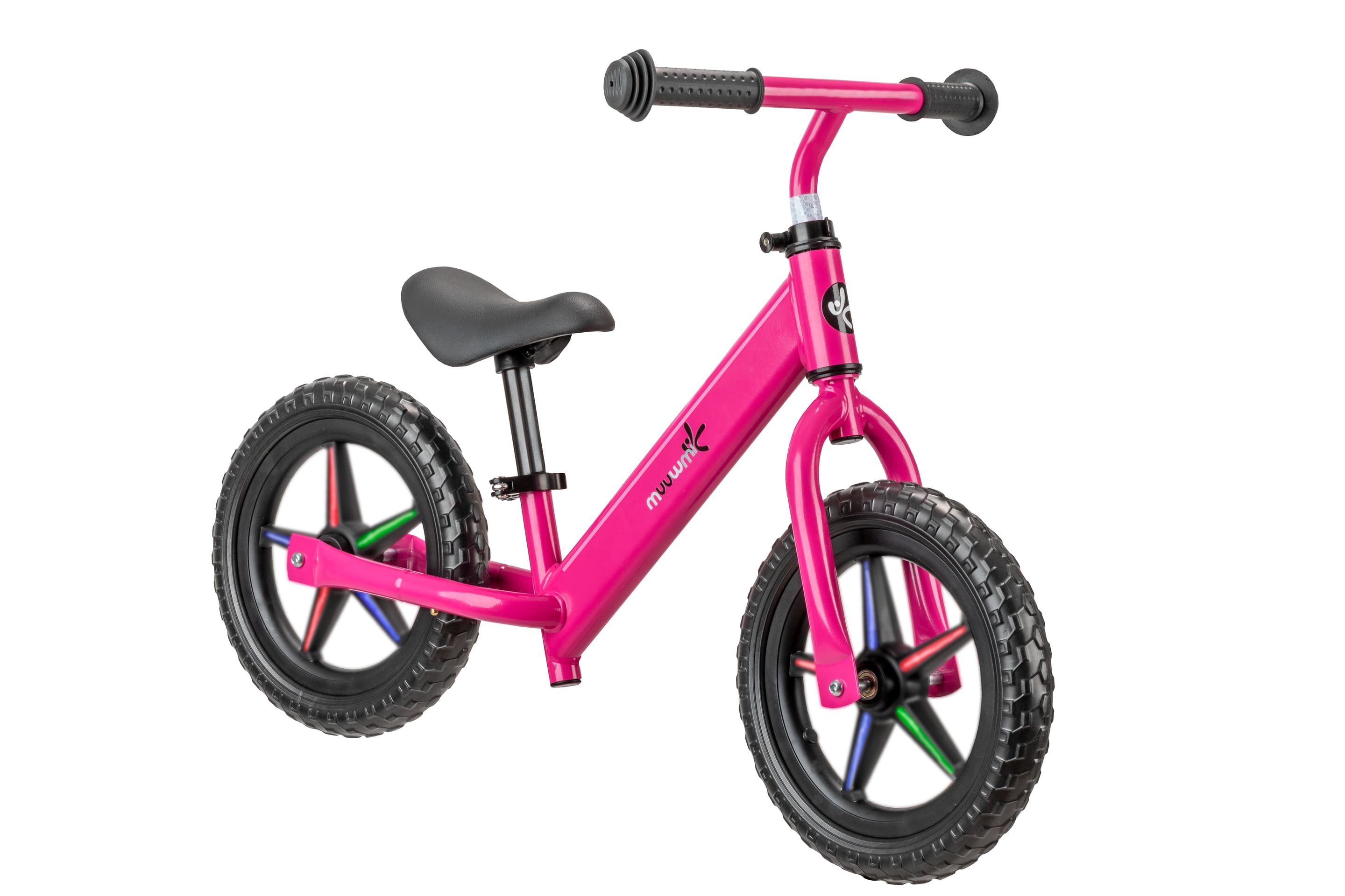 muuwmi Laufrad mit LED pink