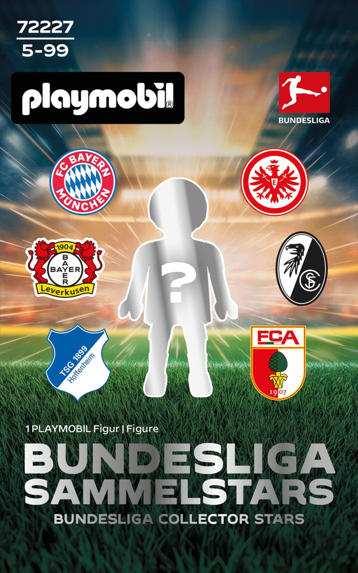 PLAYMOBIL 72227 Bundesliga Sammelstars Blind Pack 1 sortiert, Sammelfigur mit Überraschungseffekt