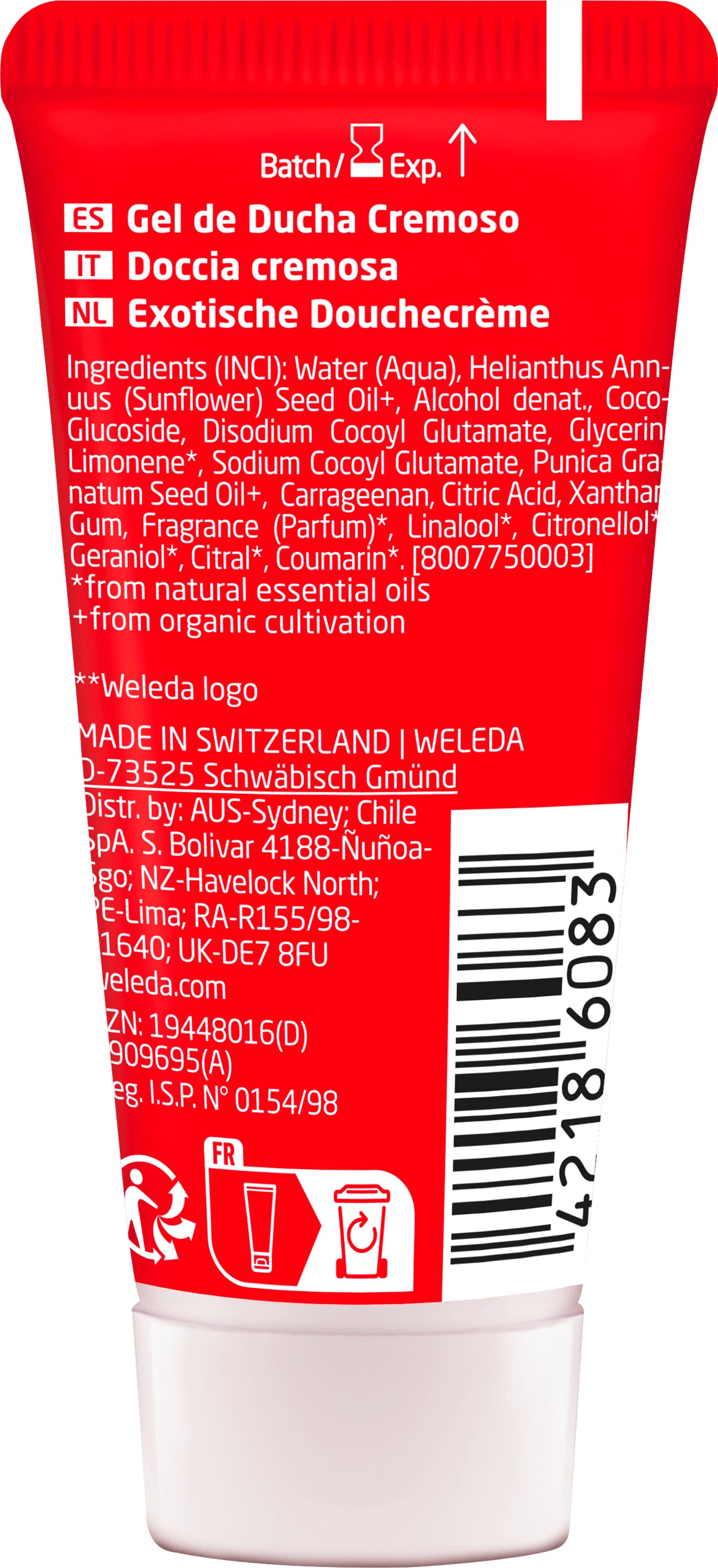 Produktbild WELEDA Inspire - Schönheitsdusche Granatapfel 2 von 4