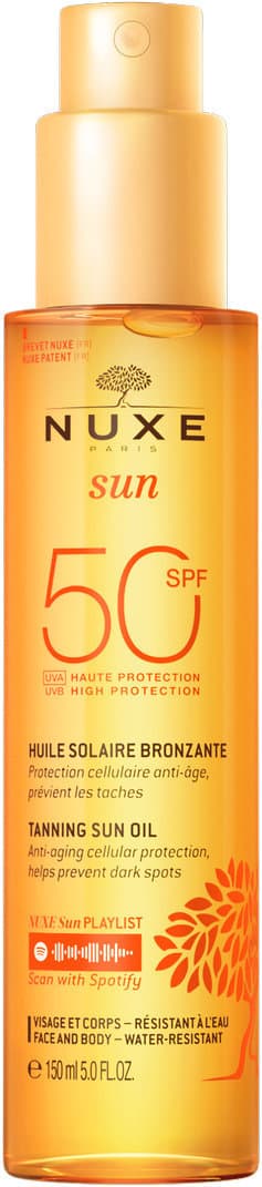 NUXE Sun Selbstbräuner-Sonnenöl Gesicht und Körper SPF50