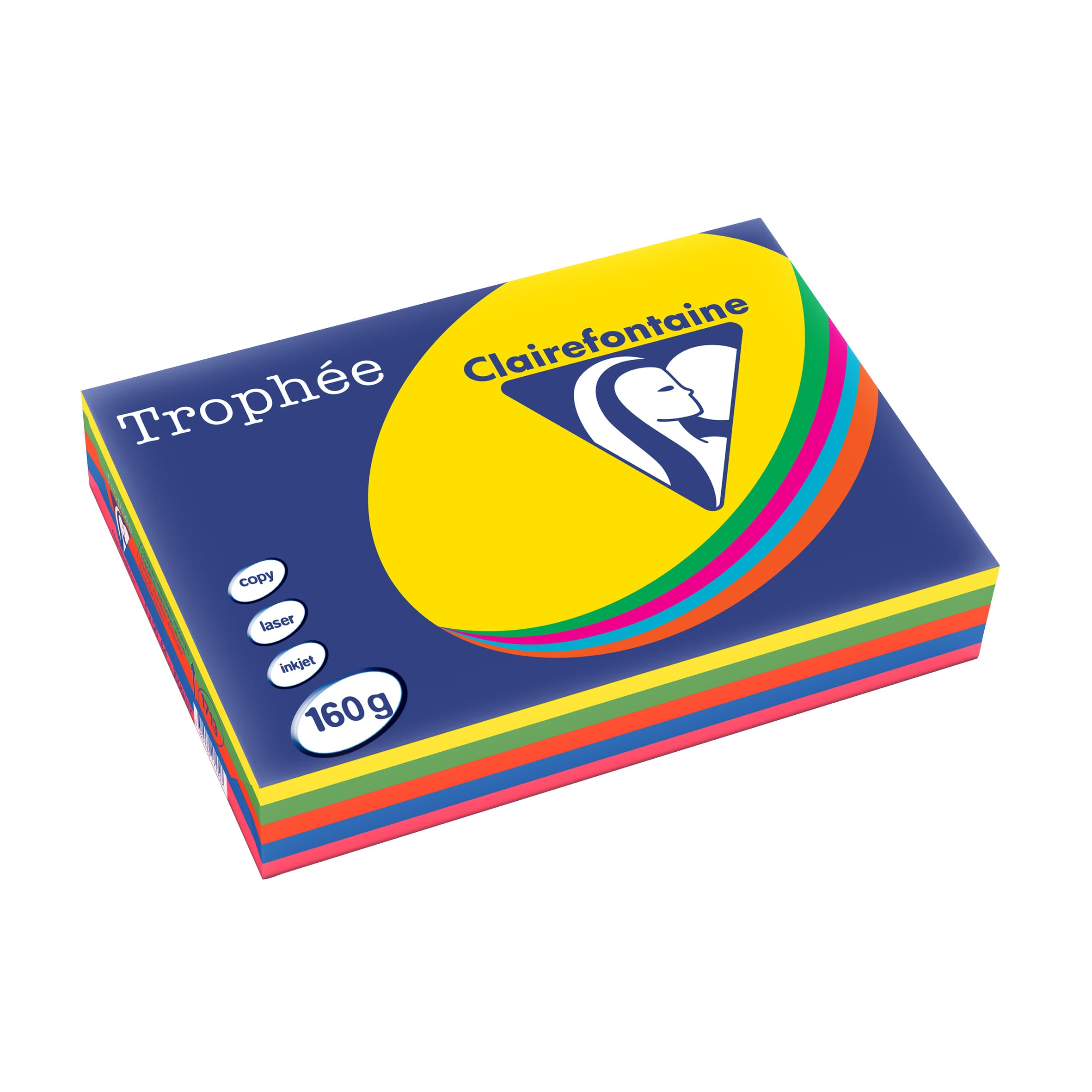 Clairefontaine Trophee Intensiv Farbmix 160g/m²