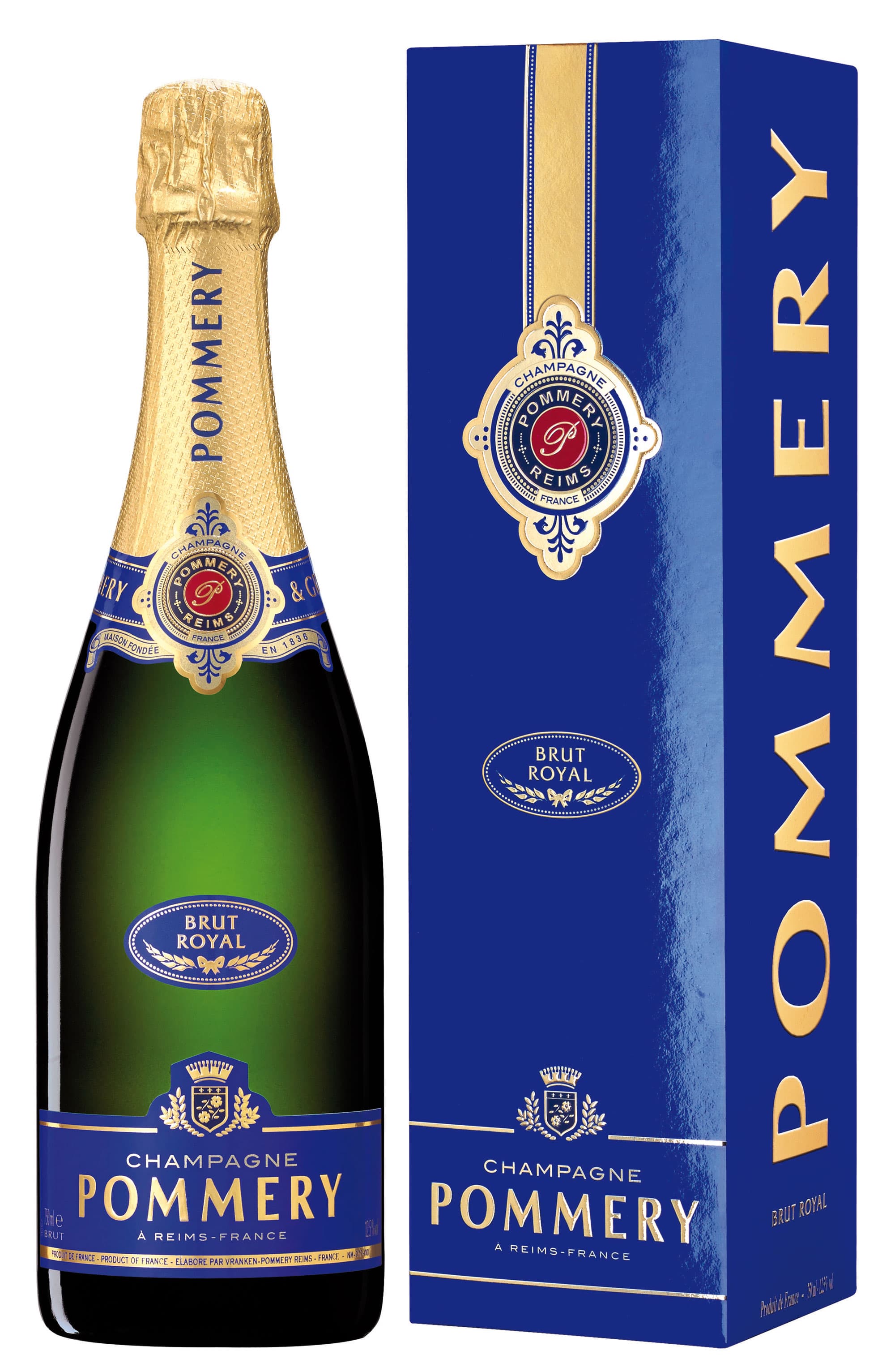 CHAMPAGNE POMMERY Champagner Brut Royal Geschenkpackung