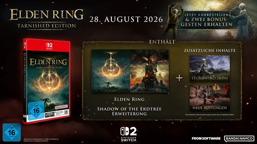 Elden Ring - Tarnished Edition - Nintendo Switch 2