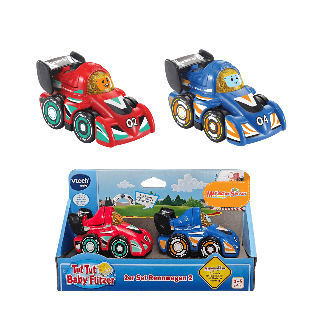 VTech - Tut Tut Baby Flitzer - 2er Set Rennwagen 2