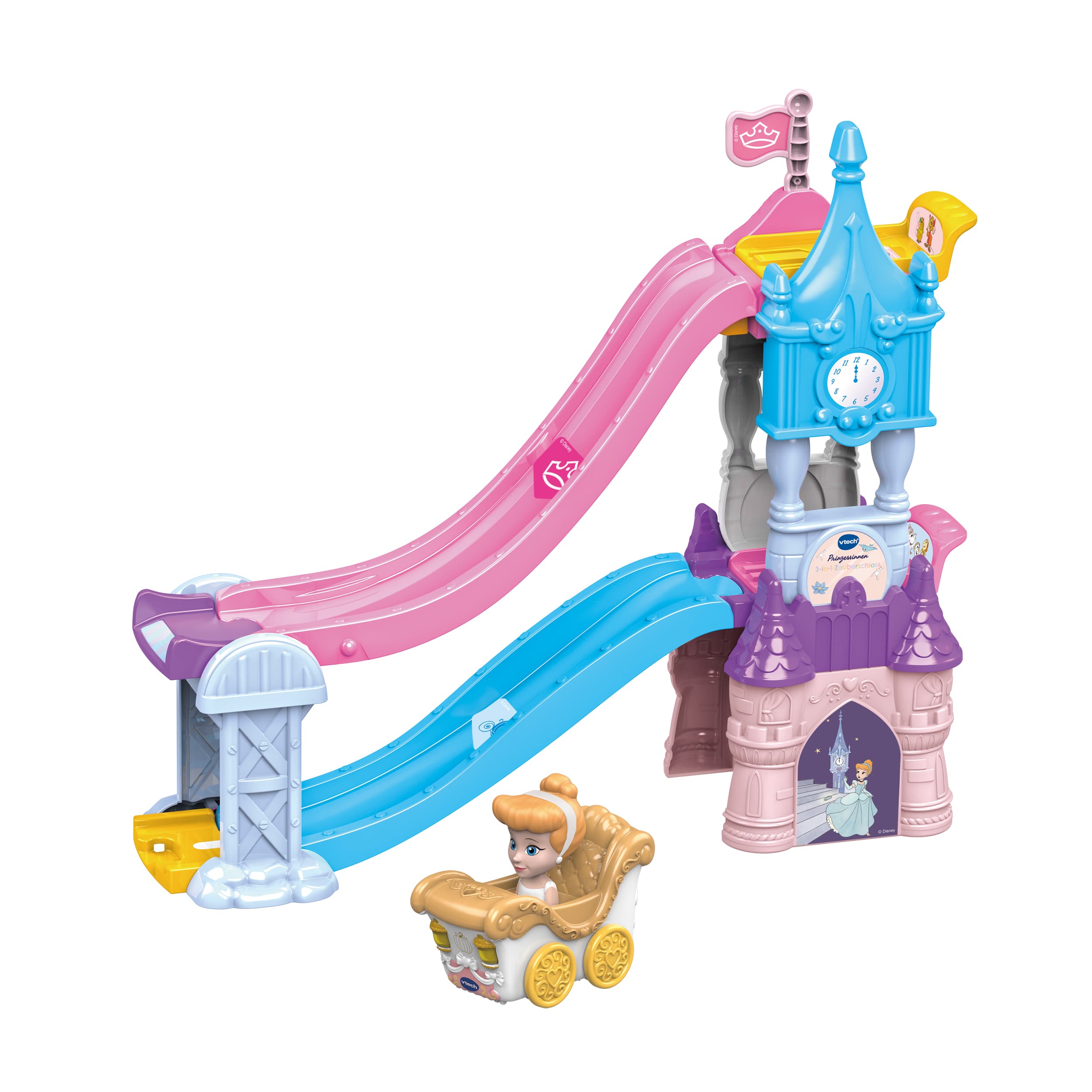 VTech - Tut Tut Baby Flitzer – Prinzessinnen 3-in-1-Zauberschloss