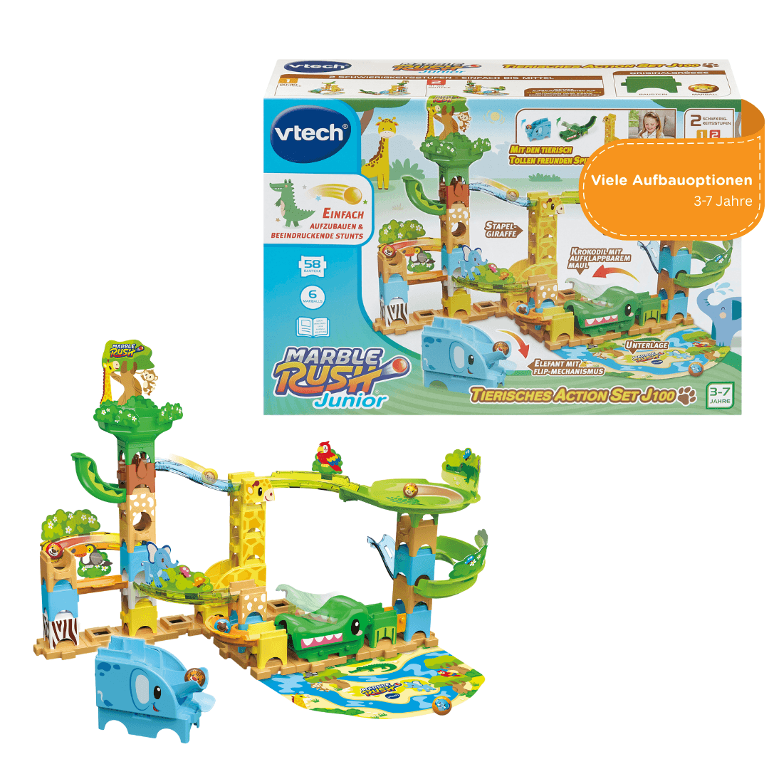 VTech - Marble Rush - Tierisches Action Set J100