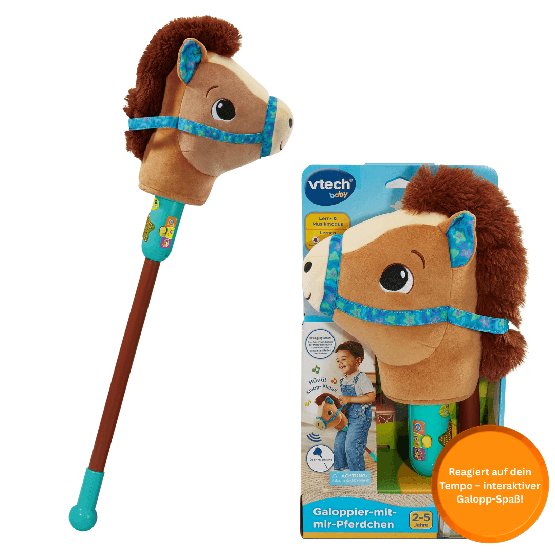 VTech - Baby - Galoppier-mit-mir-Pferdchen
