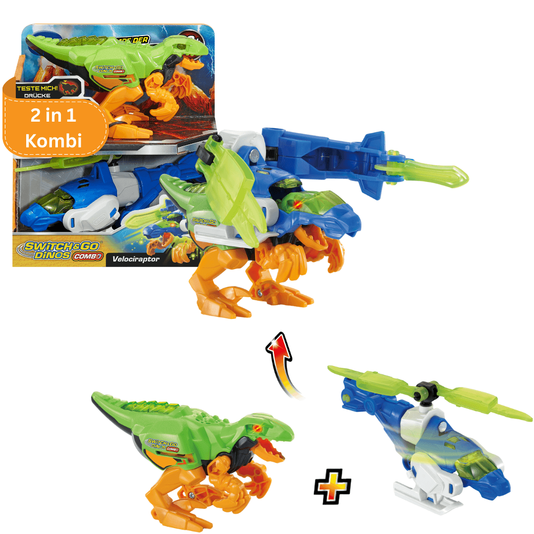 VTech - Switch & Go Dinos - Combo Velociraptor