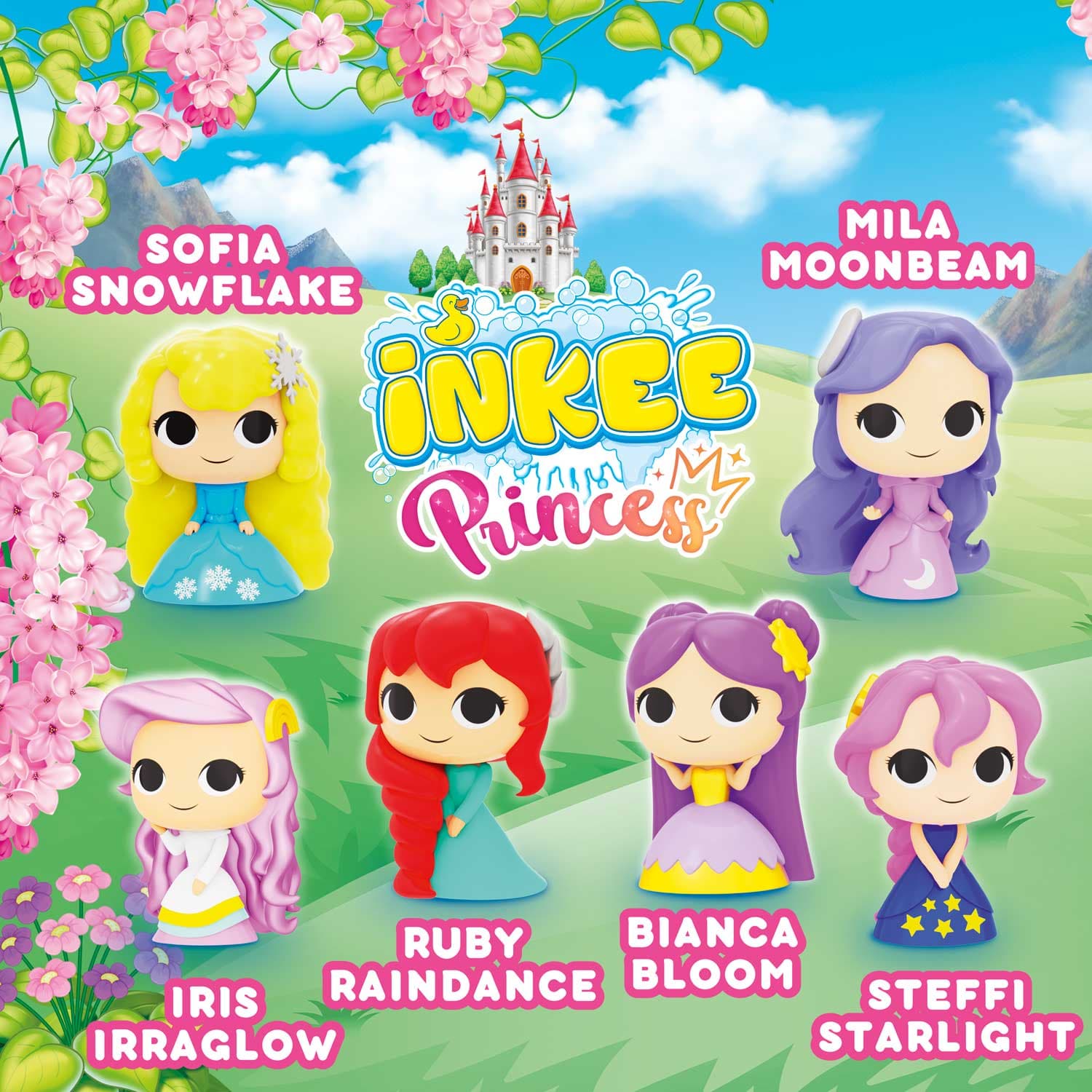 CRAZE INKEE Surprise Princess Überraschungs-Badekugel mit Sammelfigur ab 3 Jahren, 1 Stück, sortiert