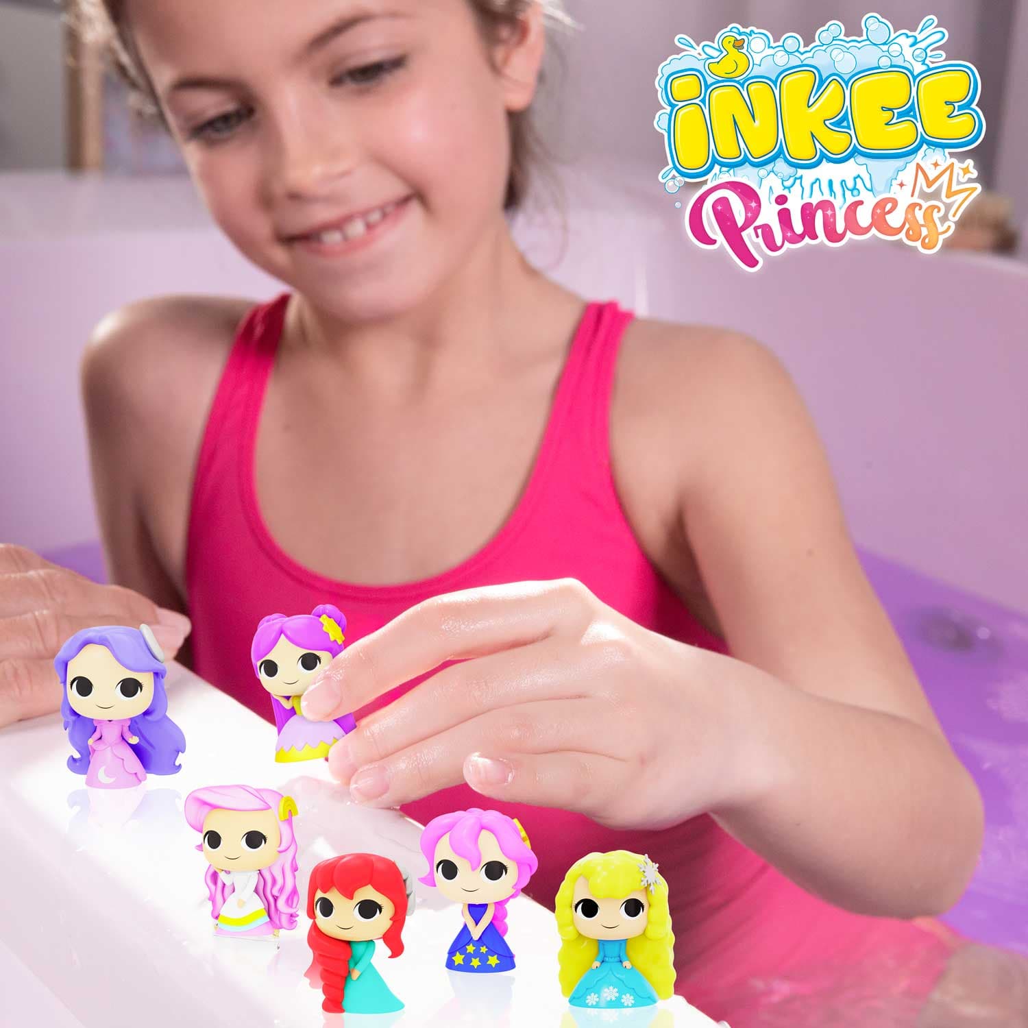 CRAZE INKEE Surprise Princess Überraschungs-Badekugel mit Sammelfigur ab 3 Jahren, 1 Stück, sortiert