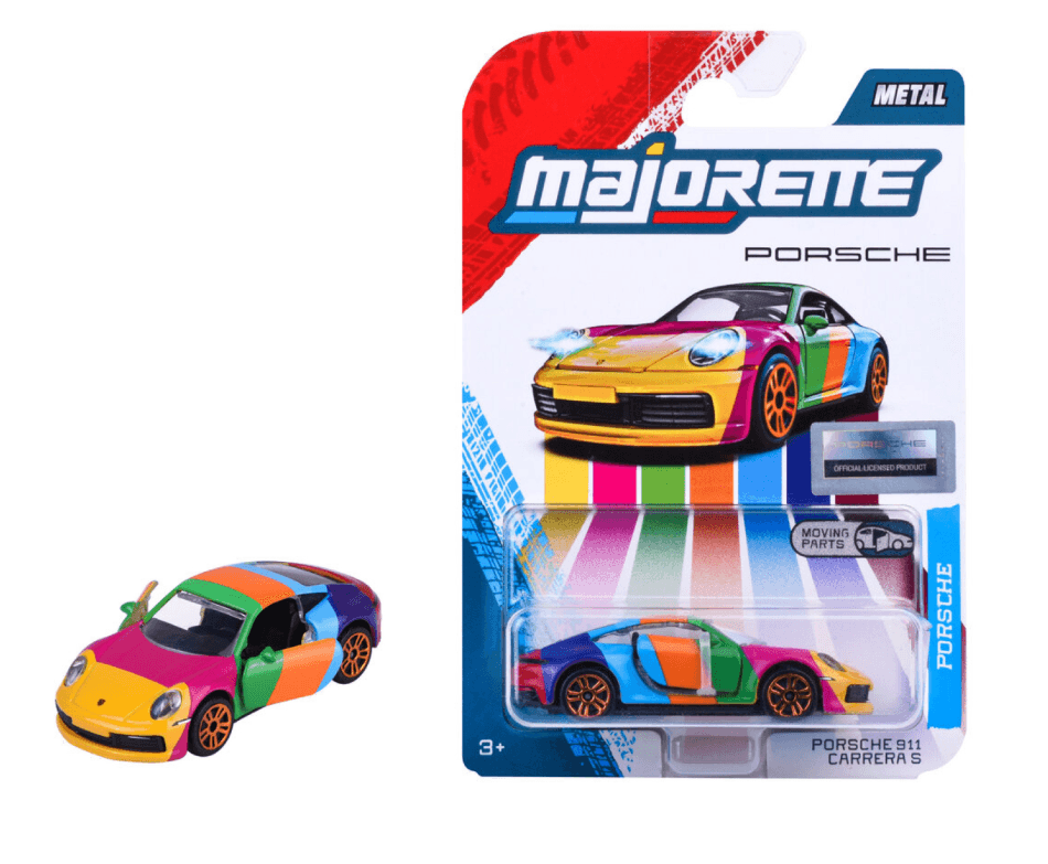 Majorette - 8502100002MU1 - Porsche 911 Carrera GTS Thailand Rainbow