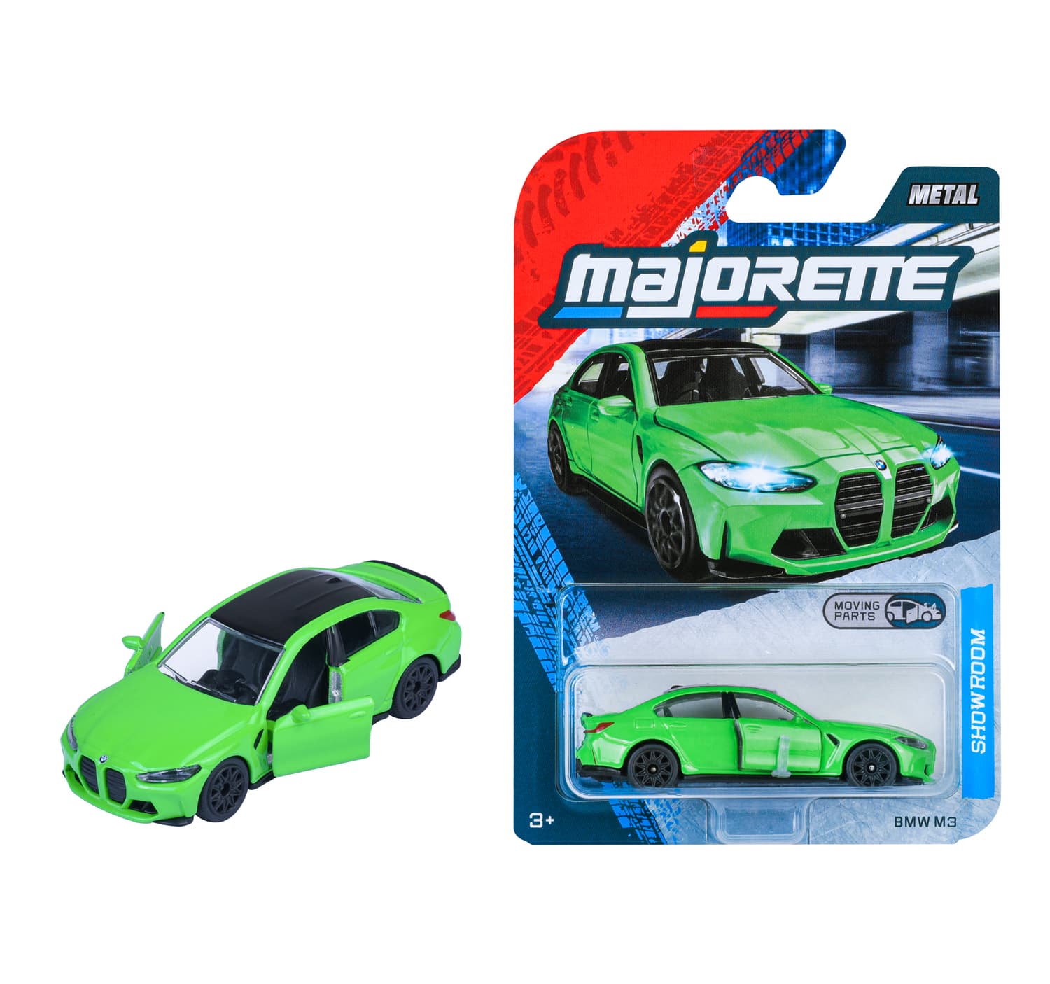 Majorette - Showroom Premium BMW M3, grün