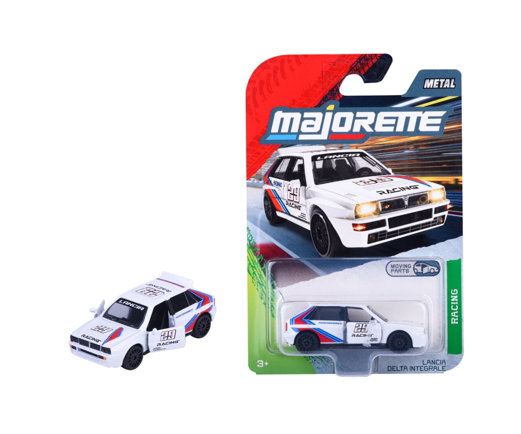 Majorette - Racing Lancia Delta Integrale, weiss