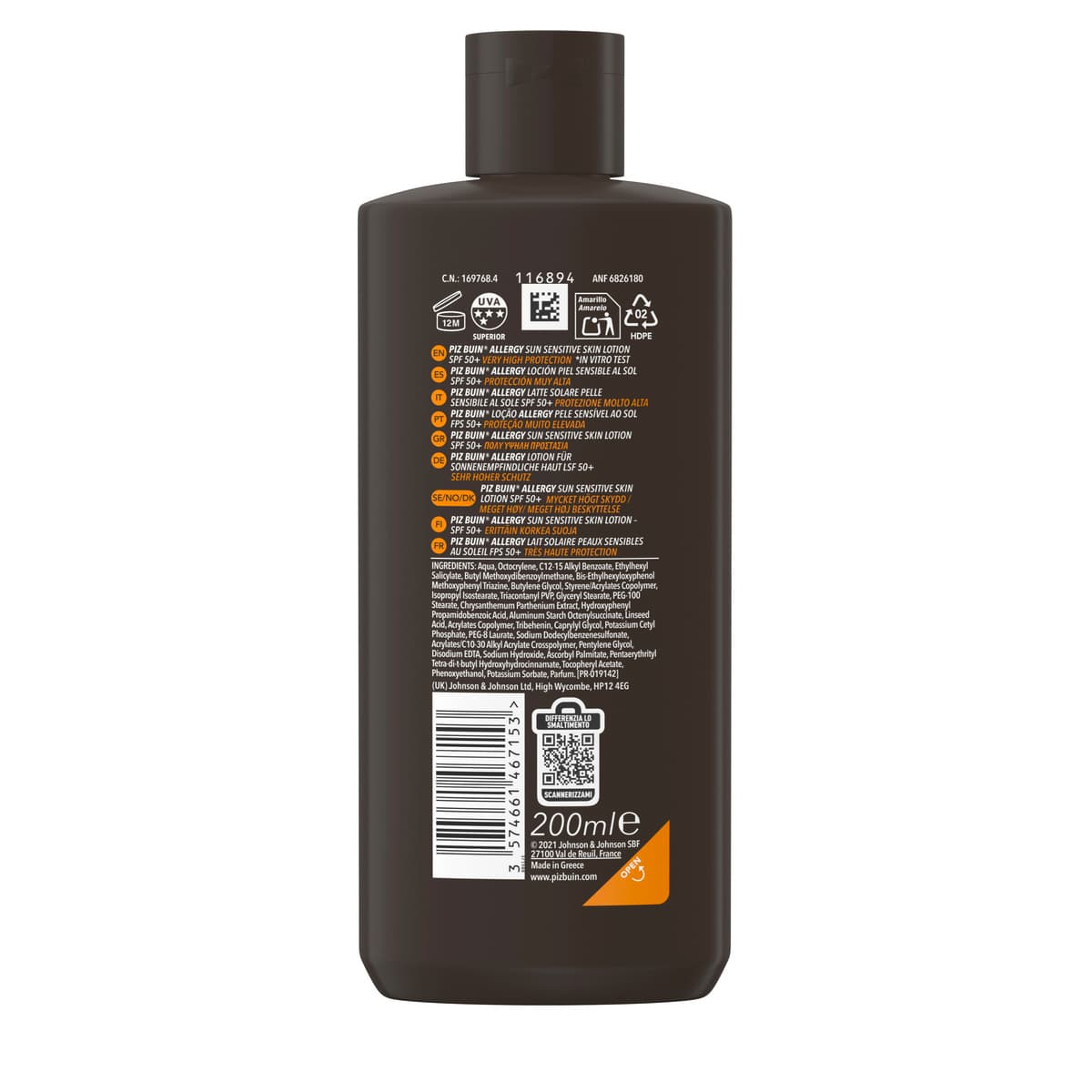 Produktbild Piz Buin Allergy Lotion Sensitiv LSF 50+  3 von 5