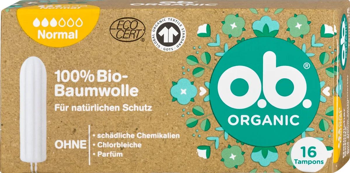 o.b. Organic Tampons Normal