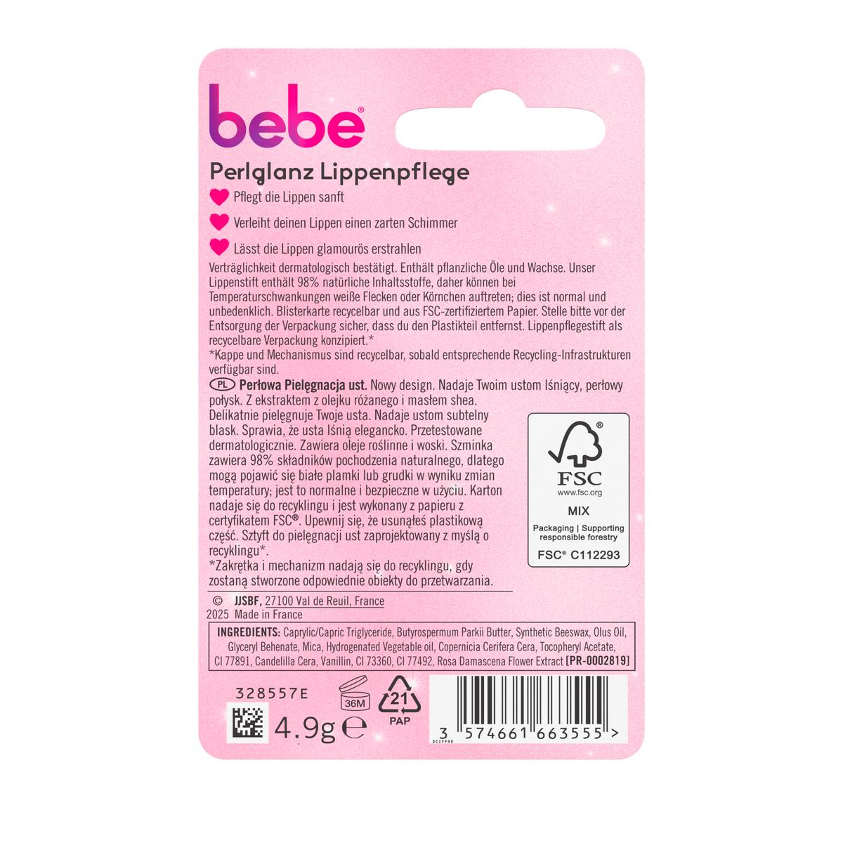 Produktbild bebe Lippenpflege Perlglanz 3 von 7