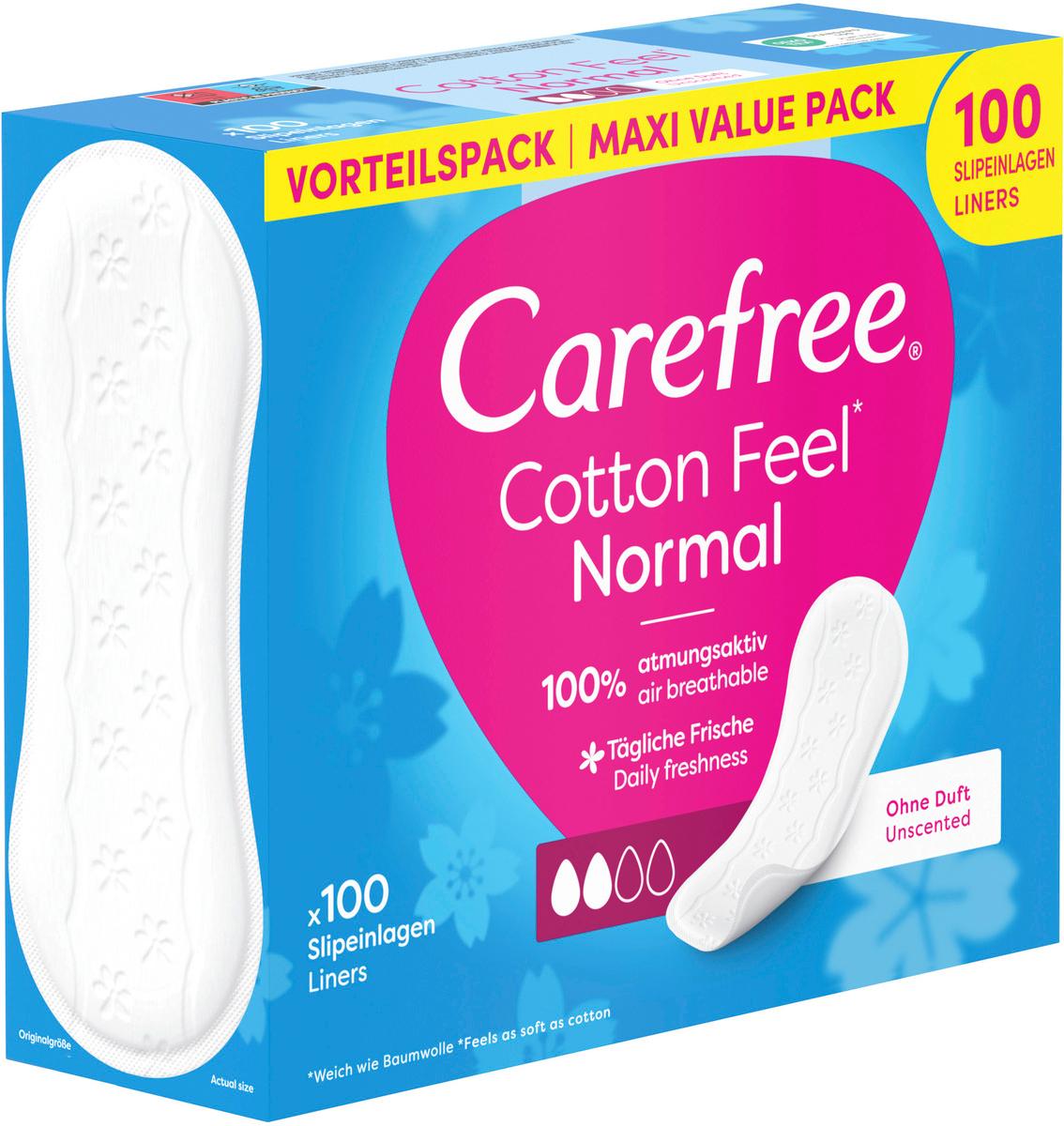 Produktbild Carefree Slipeinlagen Cotton Feel Normal Maxi Pack 3 von 4