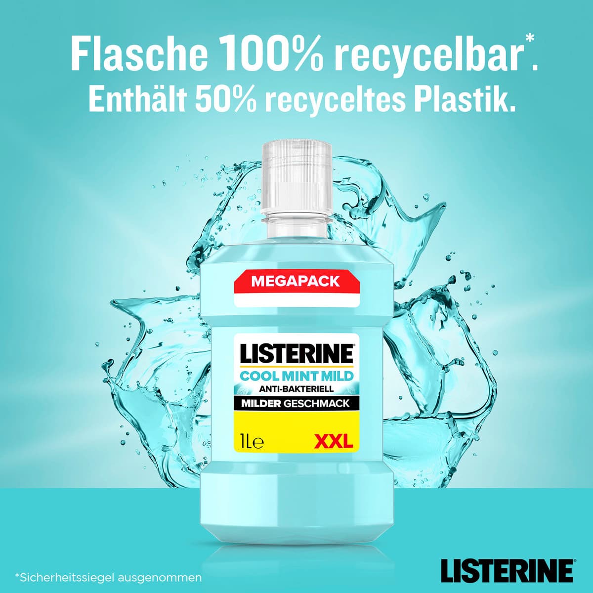 Produktbild Listerine Mundspülung Cool Mint Mild  4 von 12