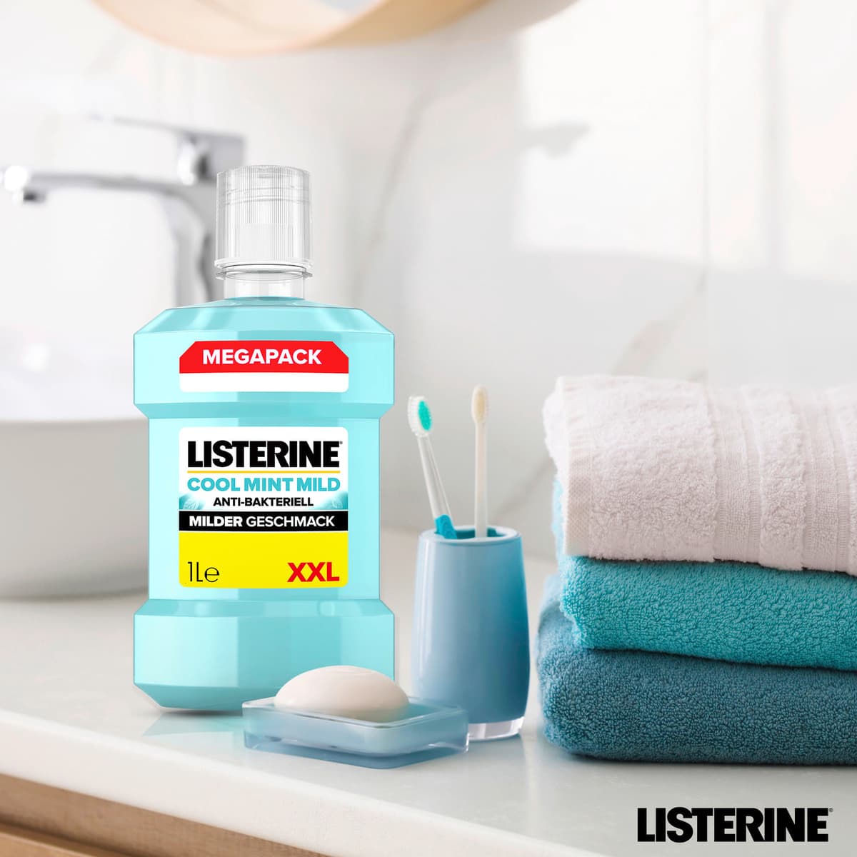 Produktbild Listerine Mundspülung Cool Mint Mild  6 von 12